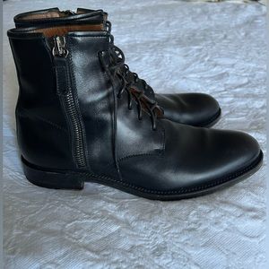 Men’s Aquatalia Vladimir black leather ankle boot, Sz 9.5 (fit closer to 9)